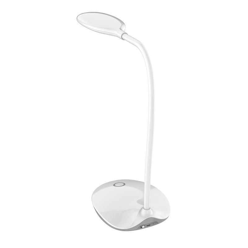 PLATINET DESK LAMP 3W FLEXIBLE FRAME WHITE 44395