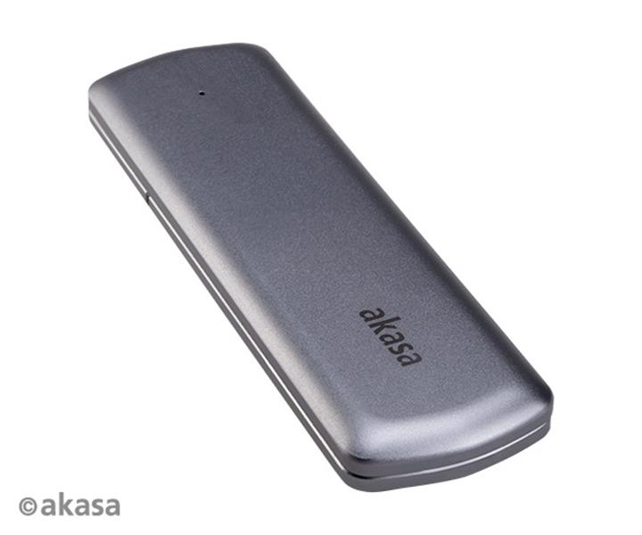 Akasa Portable M 2 SATA NVMe SSD to USB 3 2 Gen 2 10 Gb s Aluminium Enclosure
