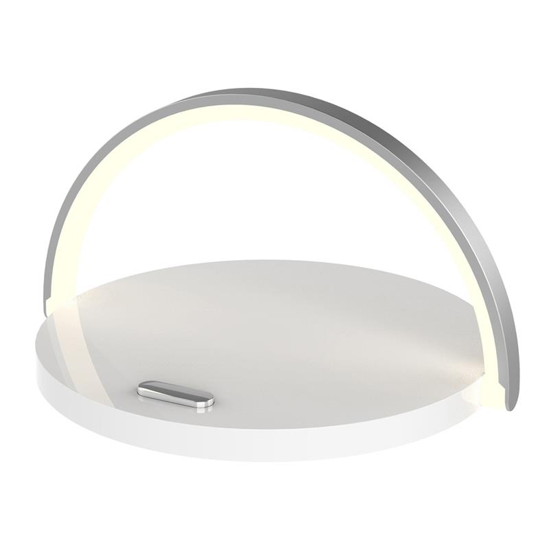 Platinet LED lamp met 10W QI wireless charger met 2A 1 2M USB-Ckabel