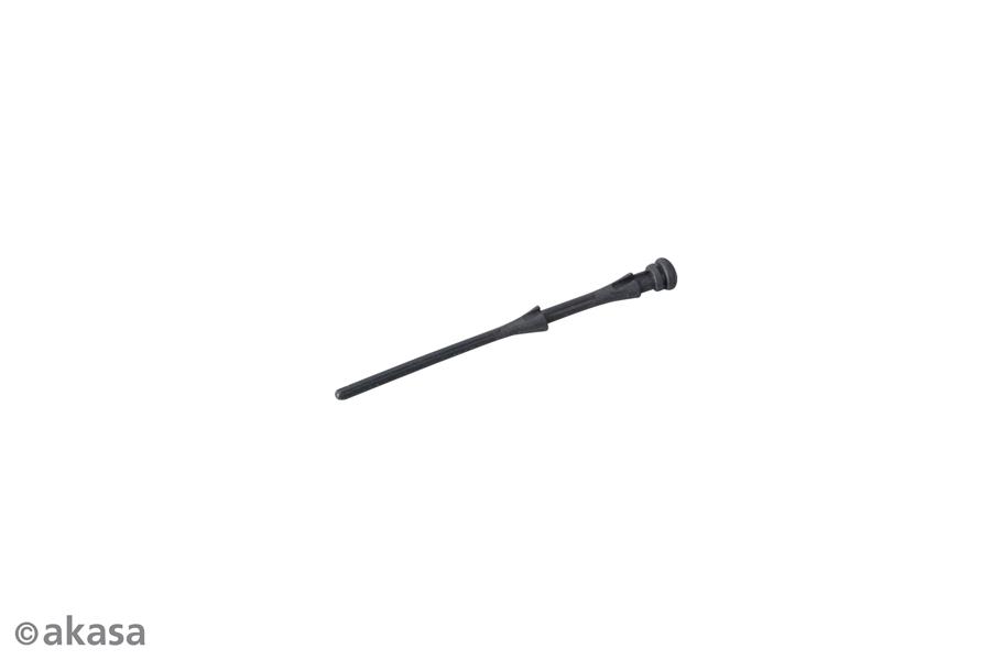 Akasa Siliconized Rubber Pins for Fan mounting Black 60pcs