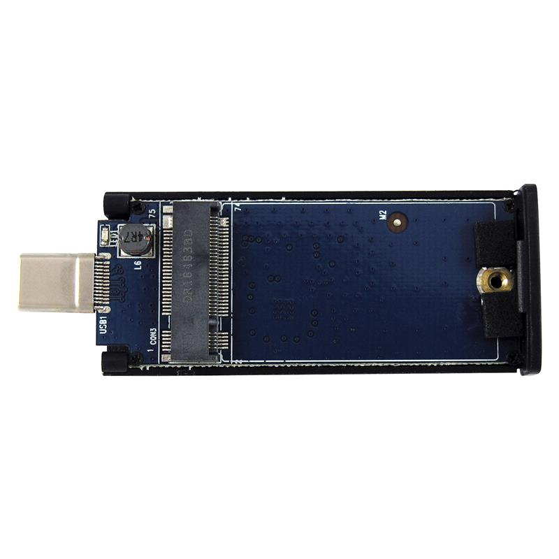 LC-Power LC-M2-C-42MM M 2 SATA SSD enclosure USB 3 2 Gen 2 black
