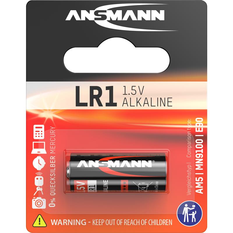 Ansmann battery 1 5V alkaline type LR1 5015453 