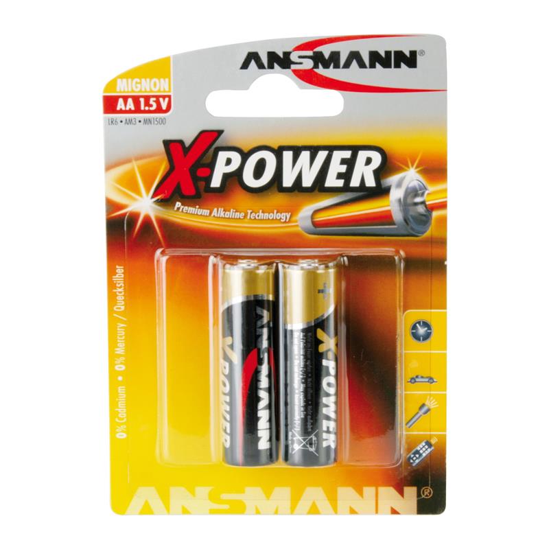 Ansmann Alkaline battery Mignon AA 2pcs Pack 5015613 