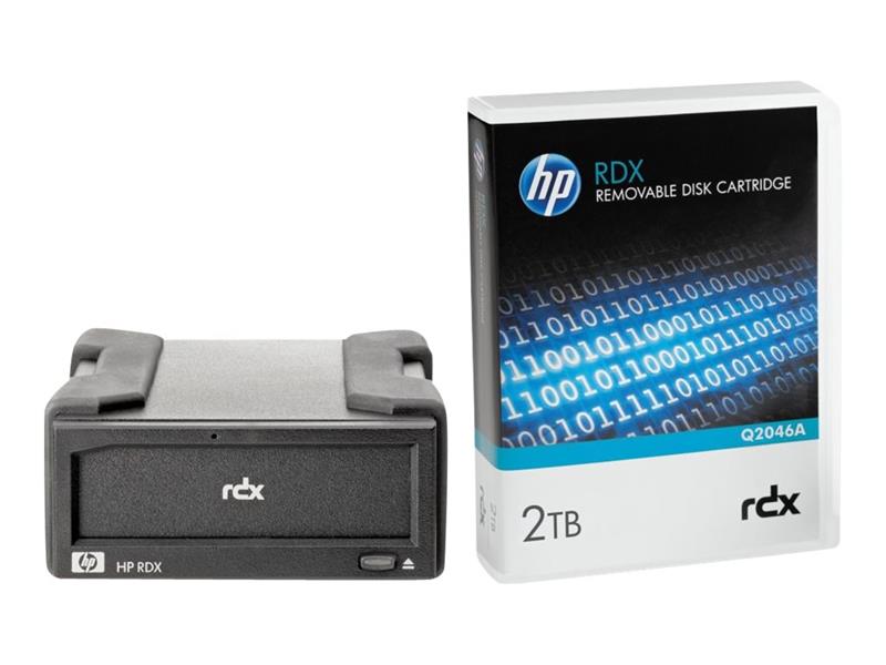 HPE RDX 2TB USB 3 0 External Disk Backup