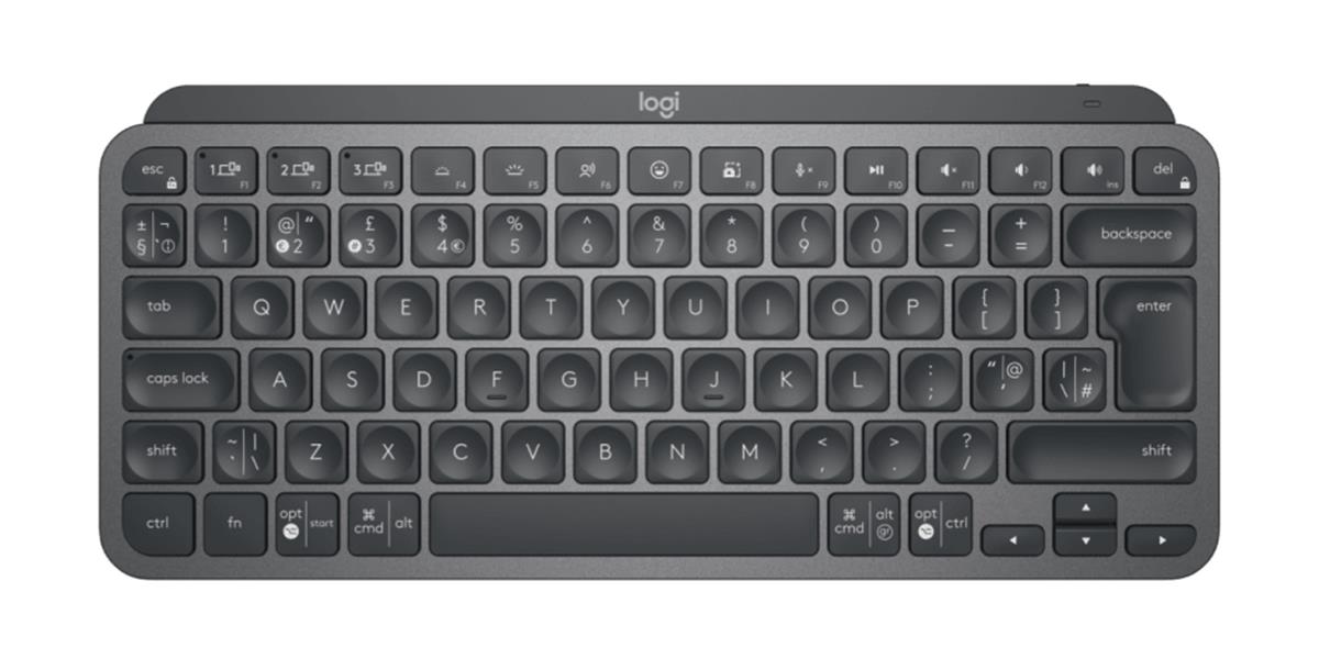 Logitech MX Keys Mini Combo for Business toetsenbord RF-draadloos + Bluetooth QWERTY Brits Engels Inclusief muis Grafiet