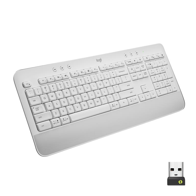 Logitech Signature K650 toetsenbord RF-draadloos + Bluetooth QWERTZ Zwitsers Wit