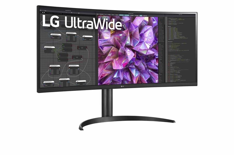LG 34WQ75C-B computer monitor 86,4 cm (34"") 3440 x 1440 Pixels Quad HD LCD Zwart