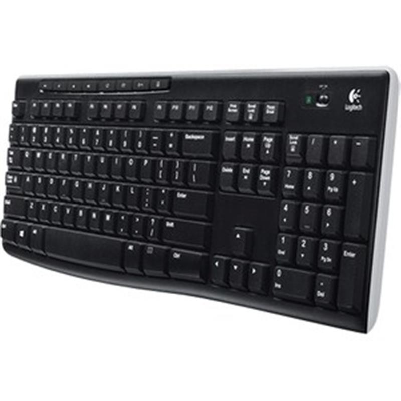 Logitech Wireless Keyboard K270 toetsenbord RF Draadloos QWERTZ Duits Zwart