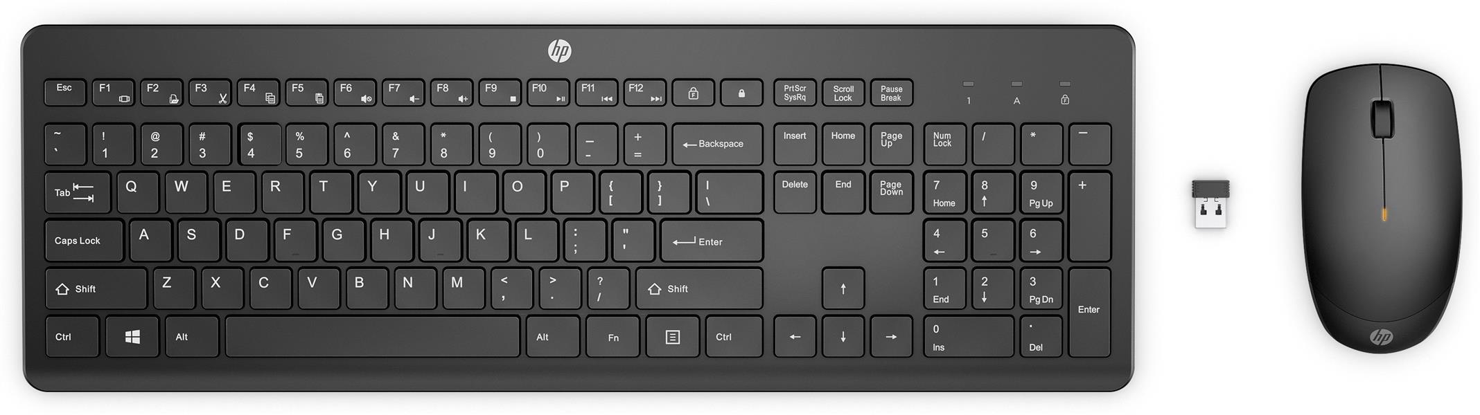 HP 235 draadloze muis en toetsenbordcombo (1Y4D0AA) + Prelude 15.6-inch Topload (1E7D7AA)