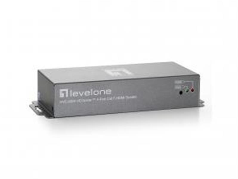 LevelOne HVE-9004 audio/video extender AV-zender Grijs