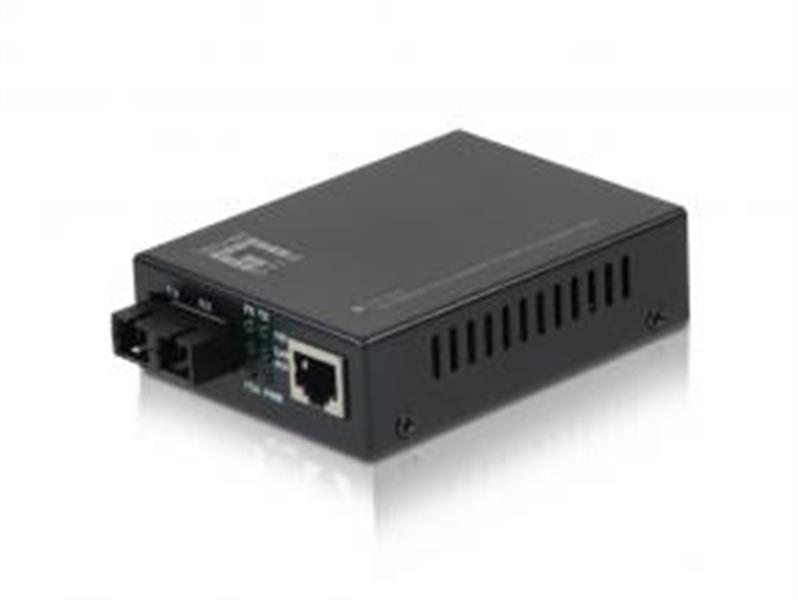 LevelOne FVT-2401 netwerk media converter 100 Mbit/s 1310 nm Single-mode Zwart