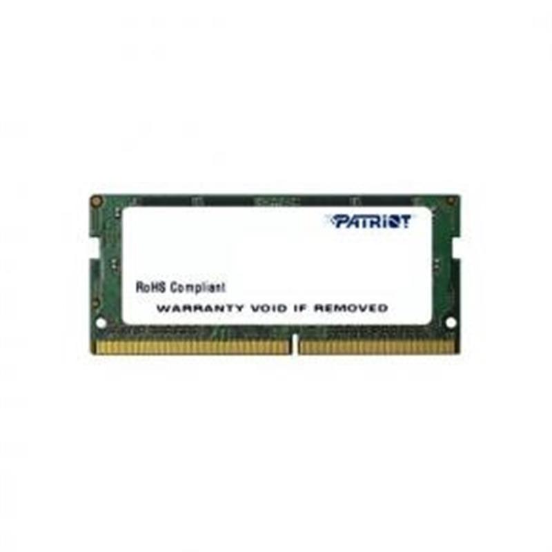 Patriot Signature-Line SO-DIMM 8GB DDR4 2400MHz CL17 1G x8 1 2v