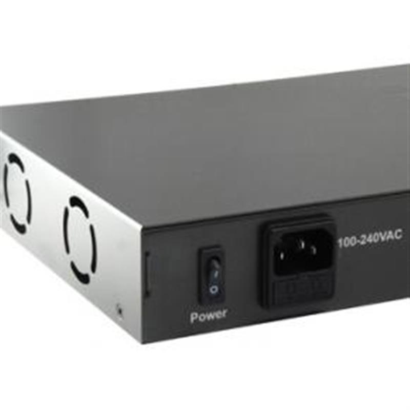 LevelOne FGP-2601W630 netwerk-switch Unmanaged Gigabit Ethernet (10/100/1000) Power over Ethernet (PoE) Zwart