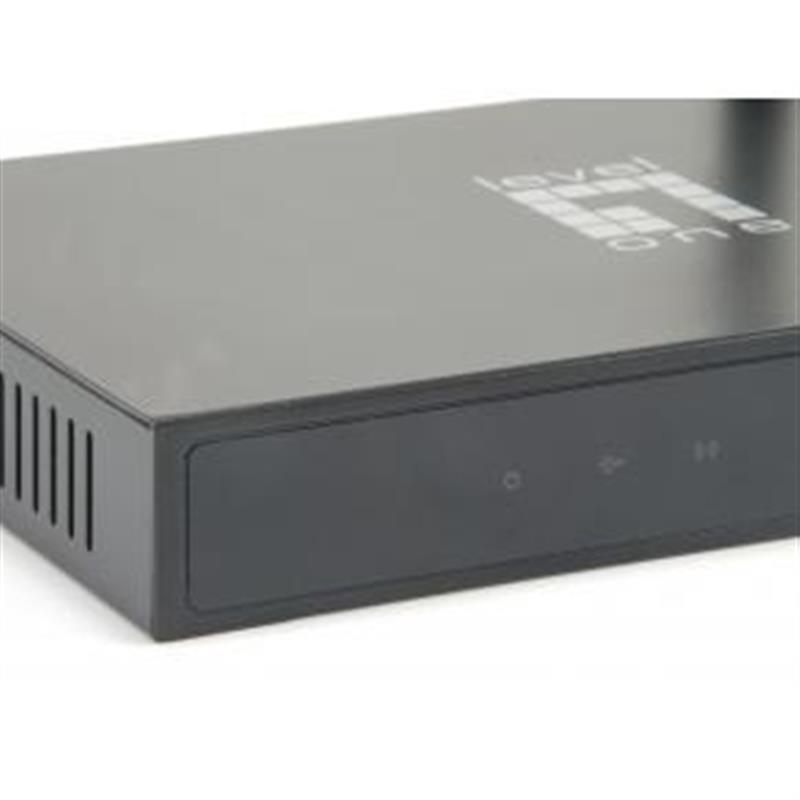 LevelOne WAP-6117 draadloos toegangspunt (WAP) 300 Mbit/s Zwart Power over Ethernet (PoE)