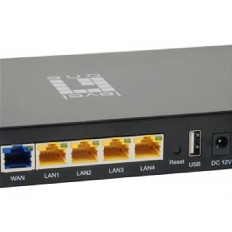 LevelOne WAP-6017 draadloos toegangspunt (WAP) 300 Mbit/s Zwart