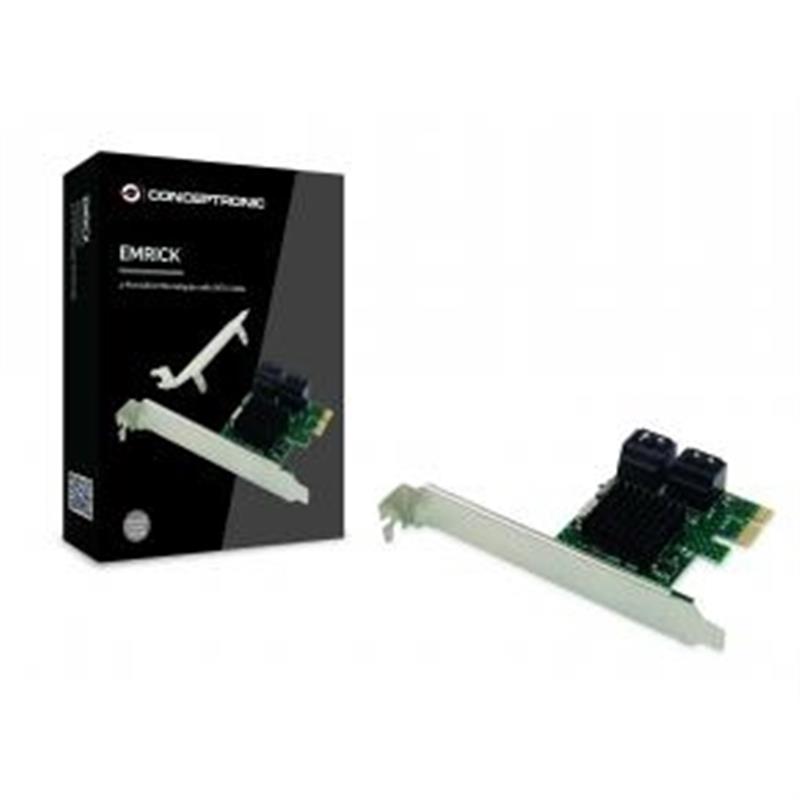 Conceptronic EMRICK03G interfacekaart/-adapter Intern SATA