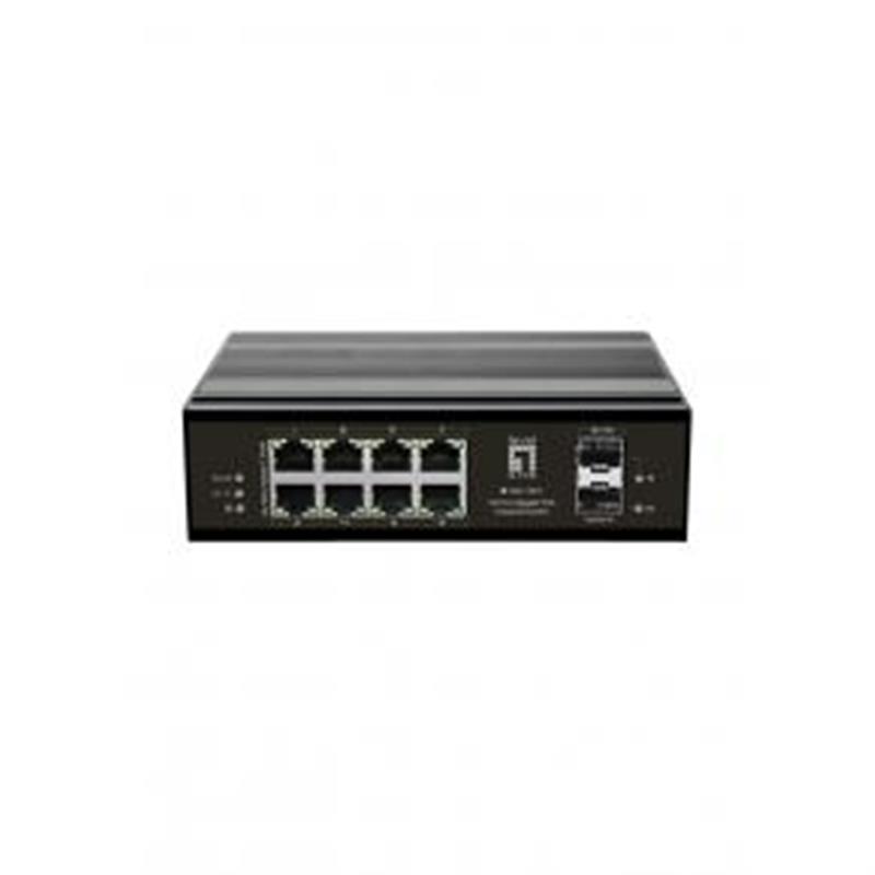 LevelOne IGP-1031 netwerk-switch Gigabit Ethernet (10/100/1000) Power over Ethernet (PoE) Zwart