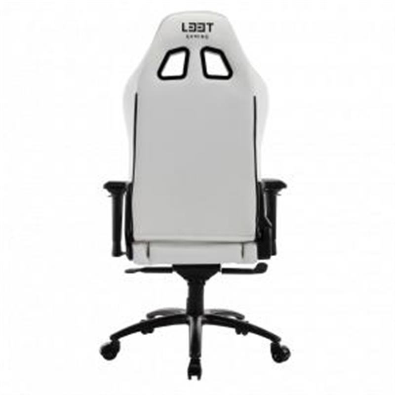 L33T Gaming E-Sport Pro Comfort Gaming Chair - PU White breathable PU leather