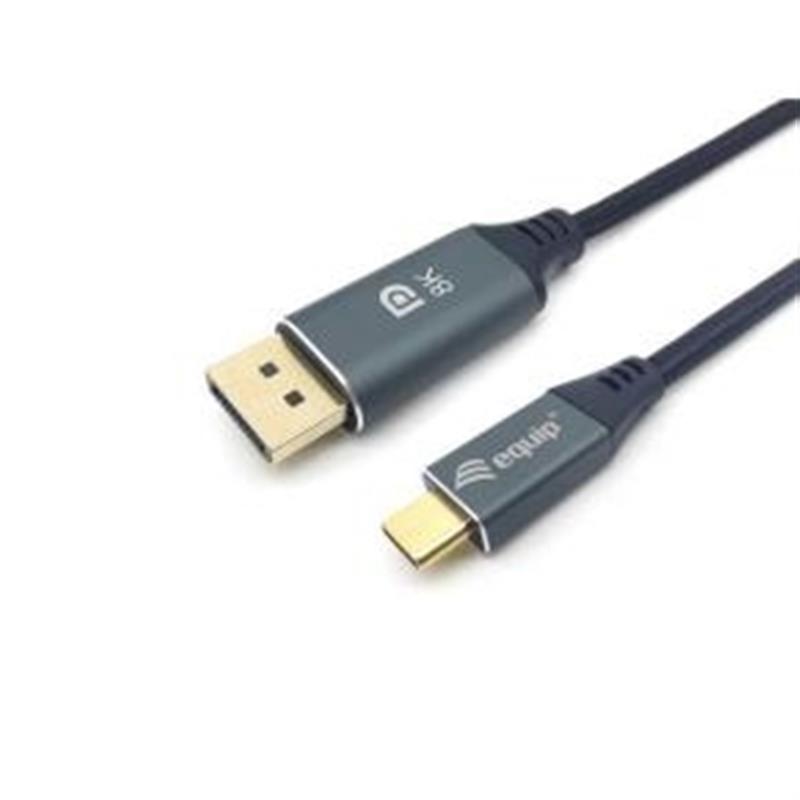 Equip USB-C to DisplayPort Cable M M 1 0m 4K 60Hz ABS Shell
