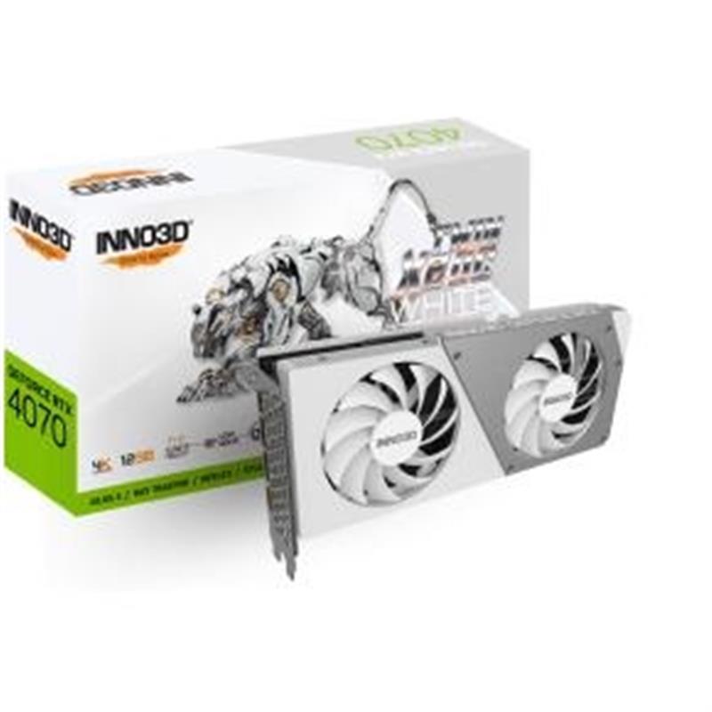 INNO3D GeForce RTX 4070 X2 OC WHITE 12GB GDDR6X 192-bit 2505 21Gbps