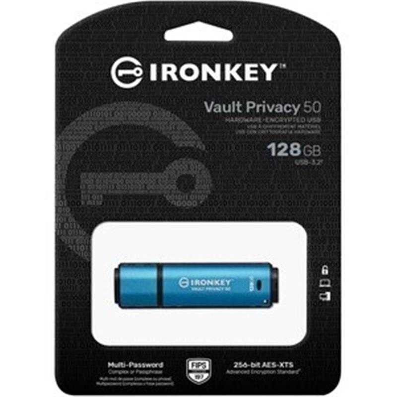 KINGSTON 128GB IronKey Vault Privacy USB