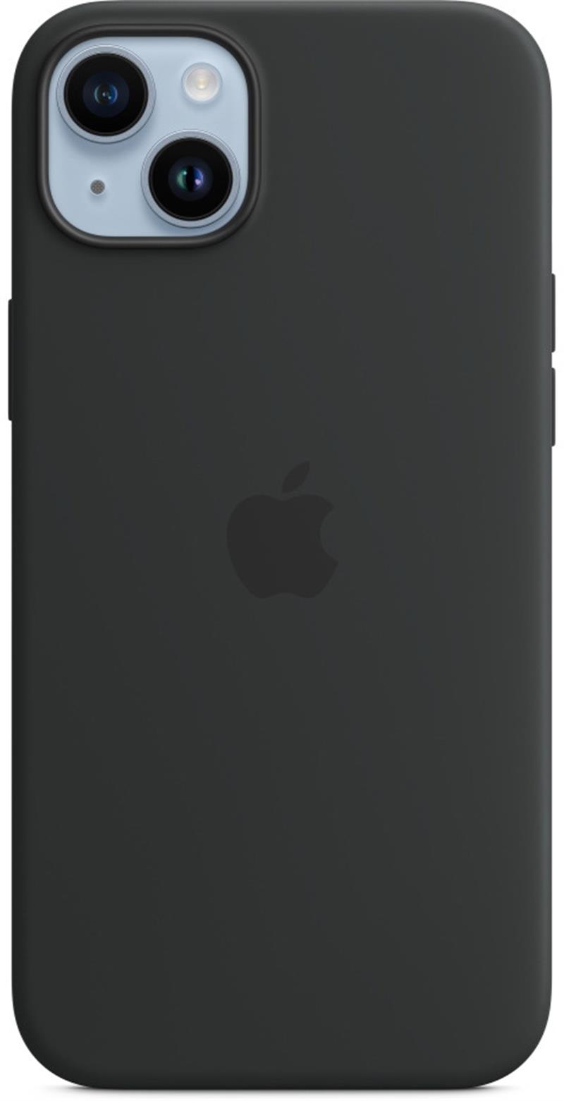 Apple iPhone 14 Plus Silicone Case with MagSafe Midnight Black 