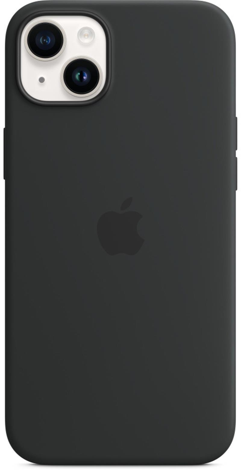 Apple iPhone 14 Plus Silicone Case with MagSafe Midnight Black 