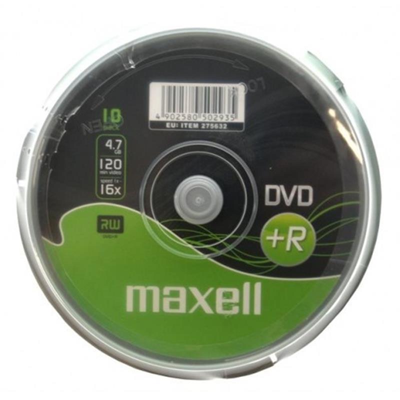 MAXELL DVD R 4 7GB 16X CAKE*10 275632 30 TW multipack