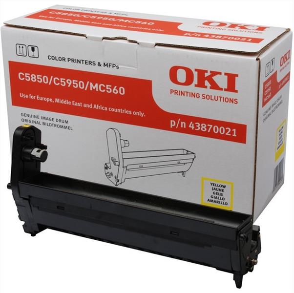 OKI Yellow image drum for C5850/5950 printer drum Origineel