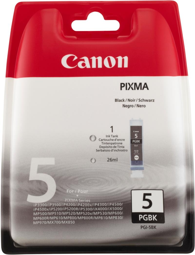 Canon PGI-5BK Origineel Zwart 1 stuk(s)