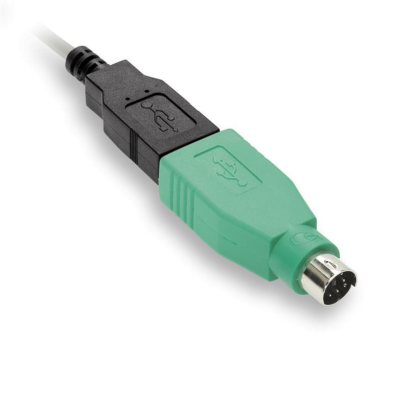CHERRY 6171784 kabeladapter/verloopstukje PS/2 USB A Violet