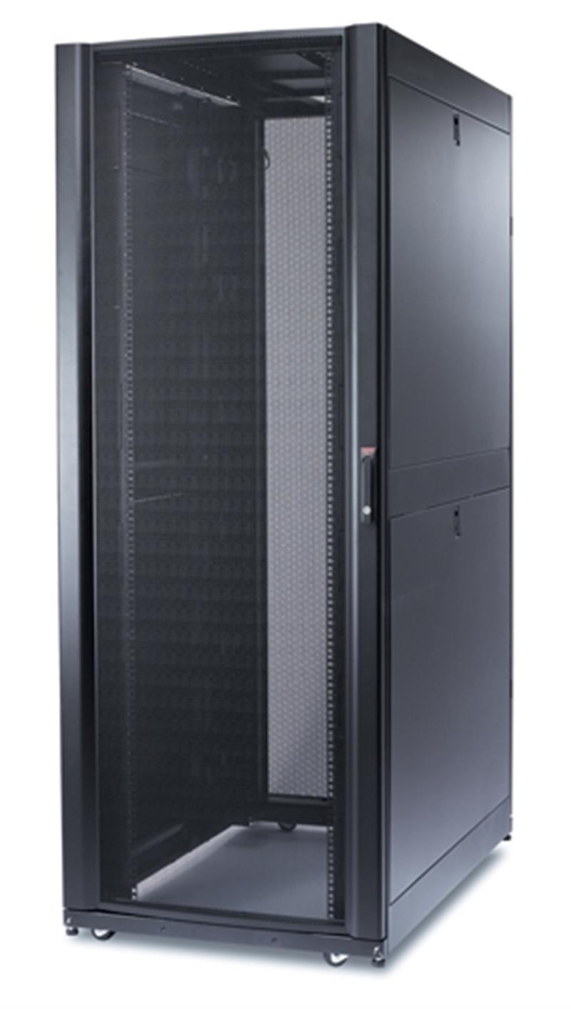 APC NetShelter SX 48U 750mm(b) x 1200mm(d) 19"" IT rack, behuizing met zijpanelen, zwart