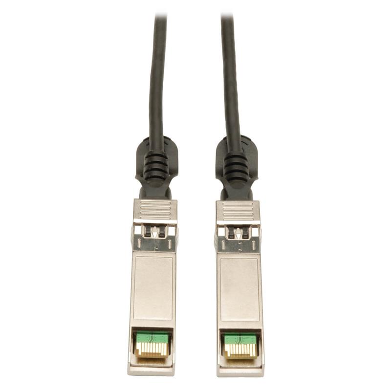 Tripp Lite N280-03M-BK Glasvezel kabel 3 m SFP+ Zwart