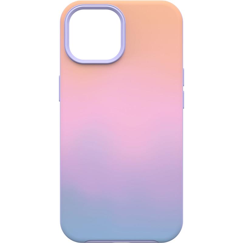 OtterBox Symmetry Series voor MagSafe voor iPhone 15, Soft Sunset (Purple)