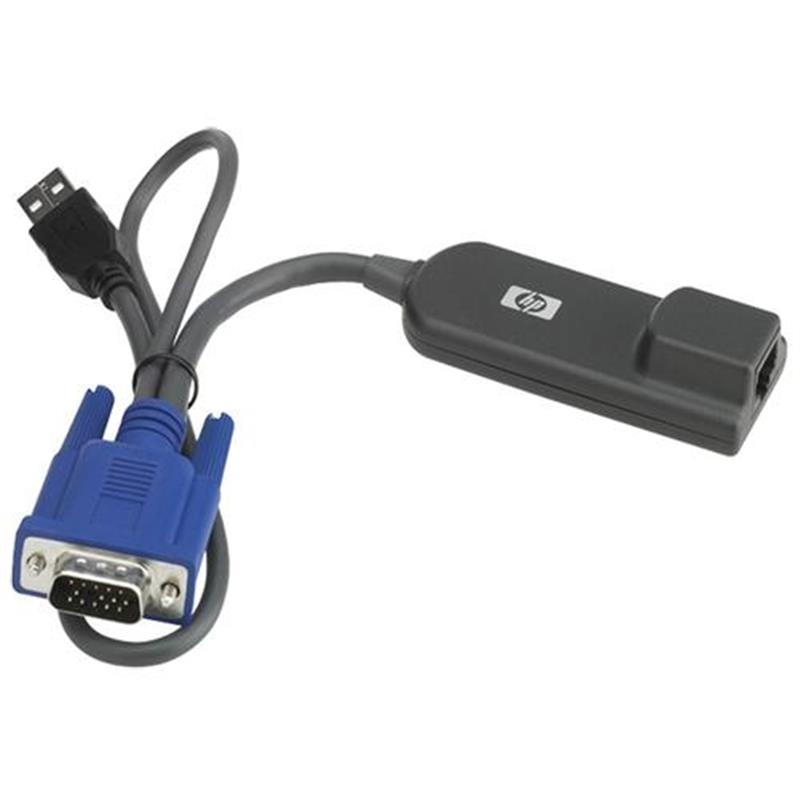 Keyboard video mouse KVM adapter