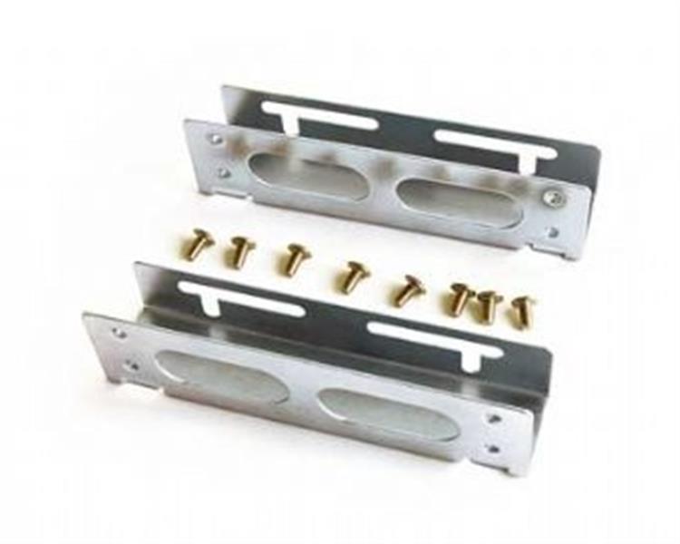 Gembird metal mounting frame for 3 5 hdd to 5 25 bay