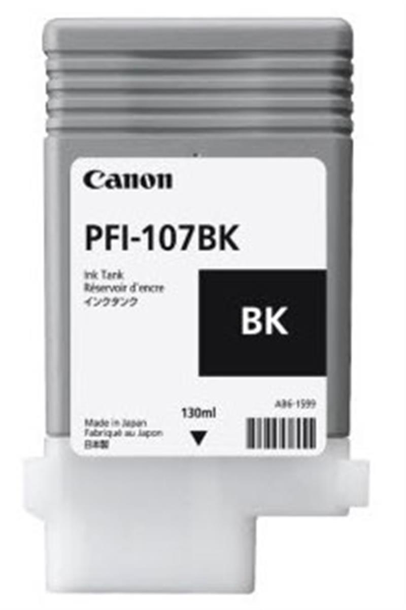 Canon PFI-107BK Origineel Zwart 1 stuk(s)