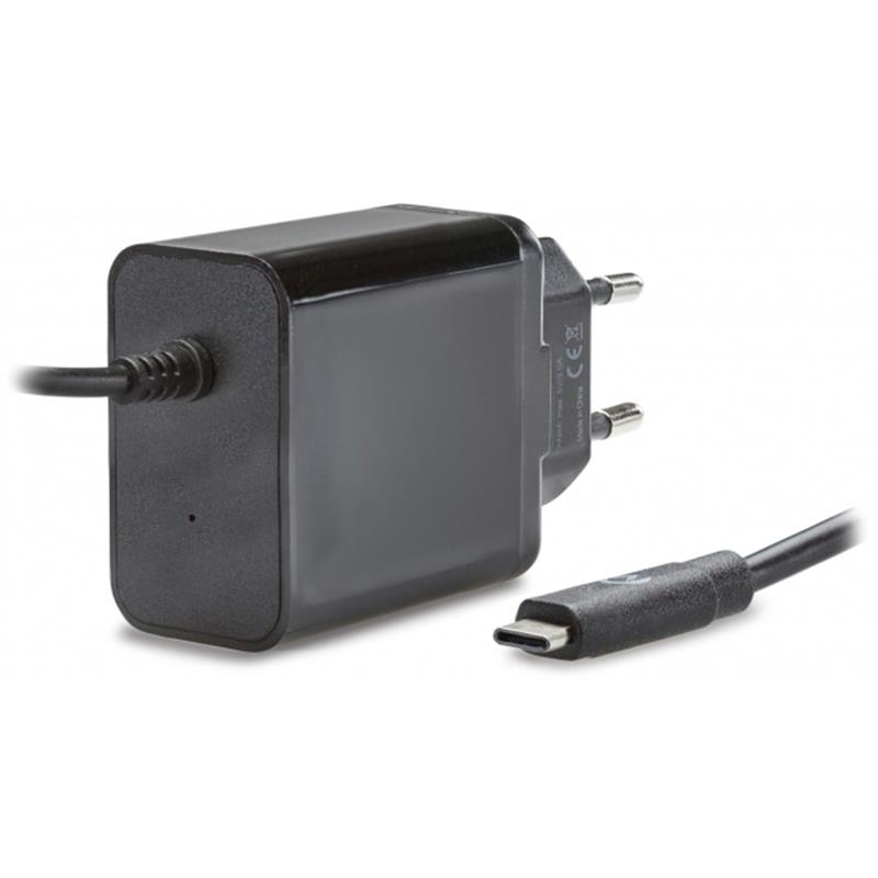 Mobilize Smart Travel Charger 1m USB-C 3A 15W Black