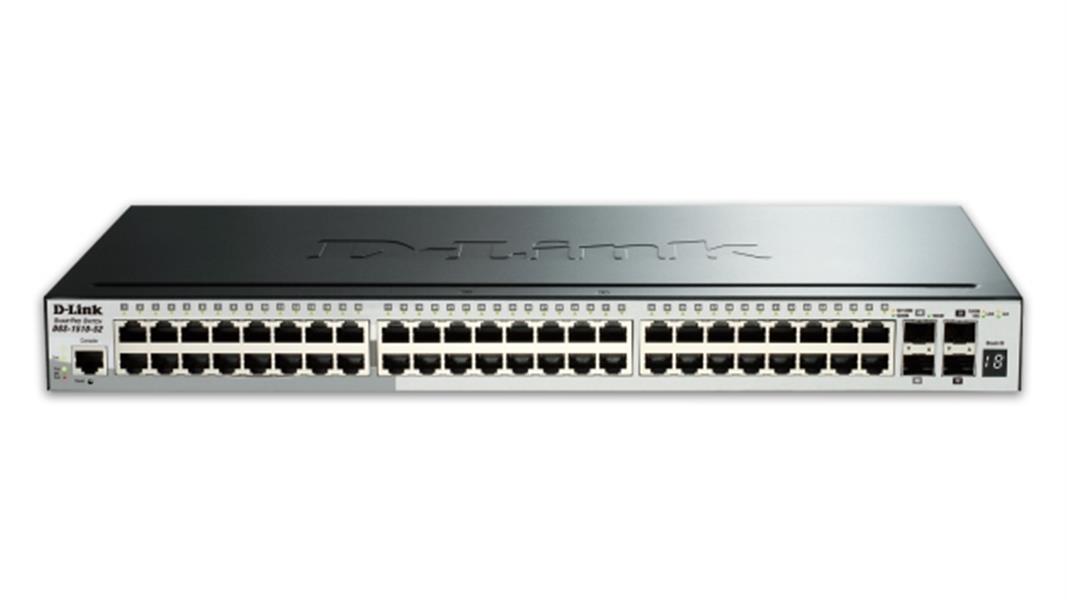 D-Link DGS-1510-52X netwerk-switch Managed L3 Gigabit Ethernet (10/100/1000) Zwart 1U