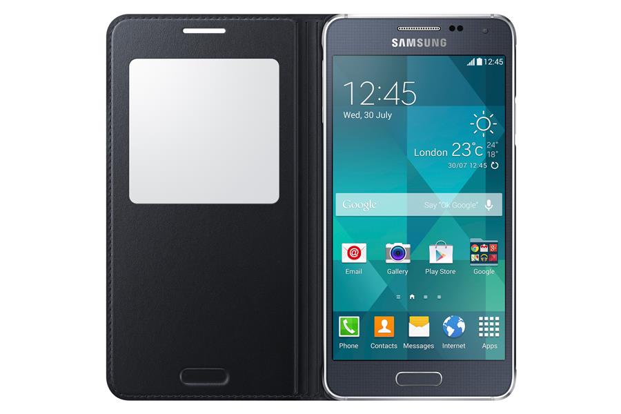  Samsung Smartview Cover Galaxy Alpha Gold