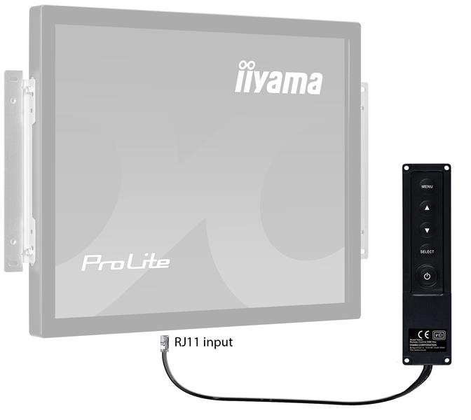 iiyama RC TOUCHV01 afstandsbediening Bedraad Monitor Drukknopen