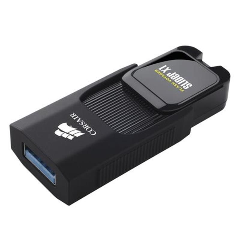 Flash Voyager Slider X1 USB 3 0 256GB Capless Design Read 130MBs Plug and Play