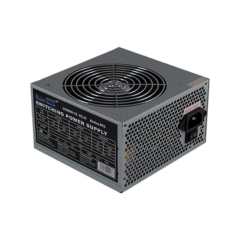 Power supply ATX LC-Power 120mm fan LC600-12 V2 31 450W active PFC 80 PLUS Bronze bulk 