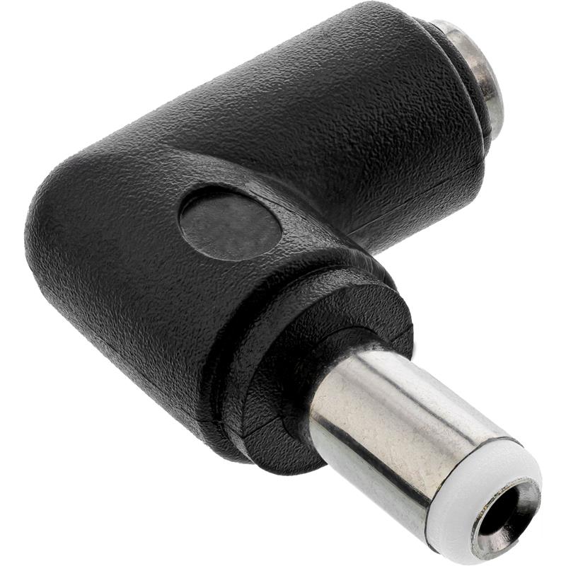 InLine DC Adapter 5 5x2 5mm DC Plug Male Female Angled