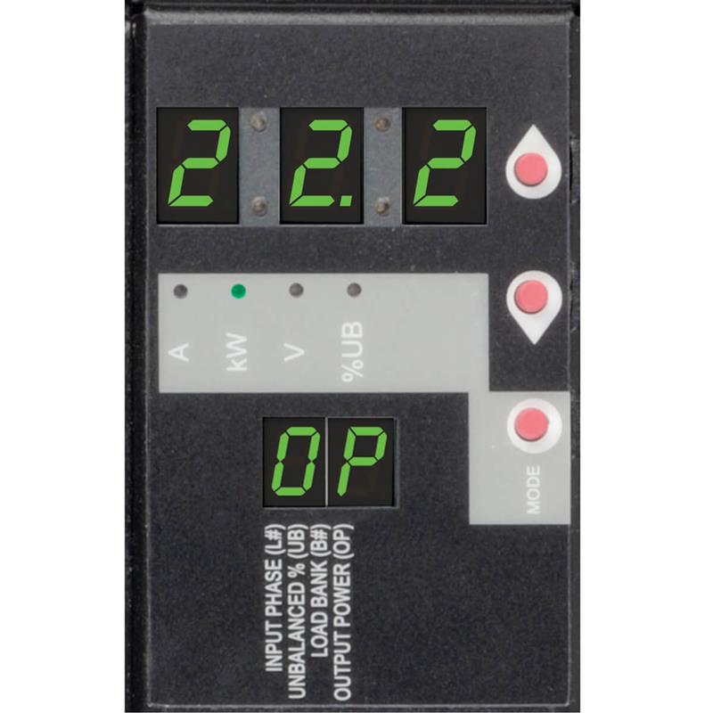 Tripp Lite PDU3XMV6G32 energiedistributie 42 AC-uitgang(en) 0U Zwart