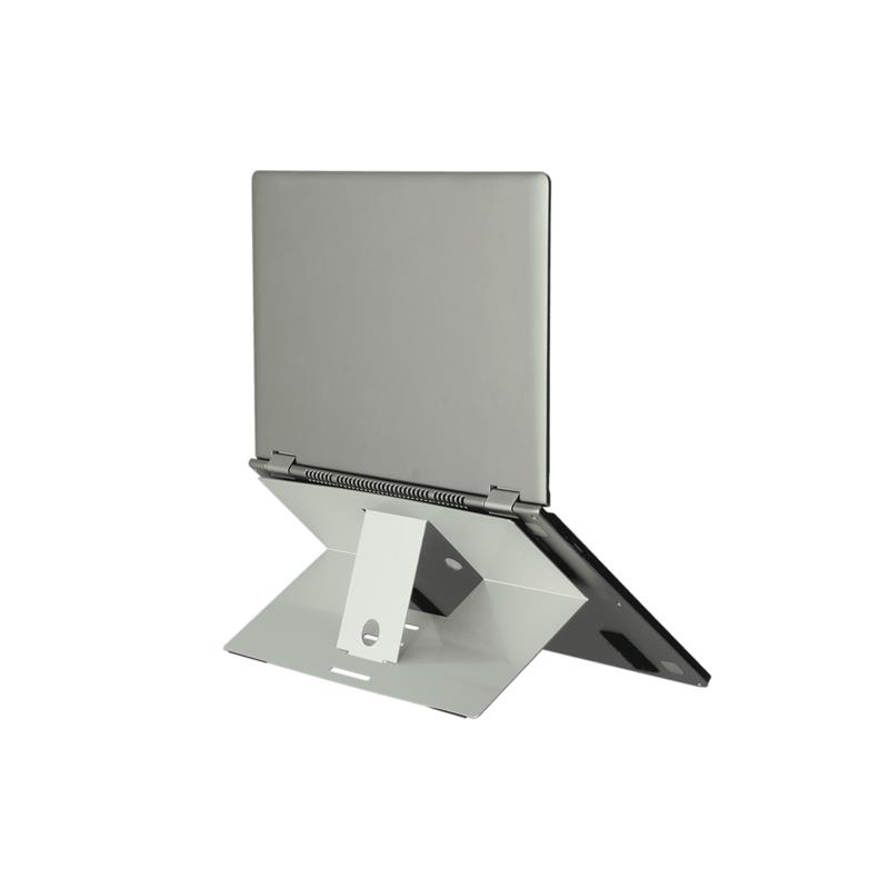 R-Go Tools R-Go Riser Attachable Laptopstandaard, verstelbaar, zilver