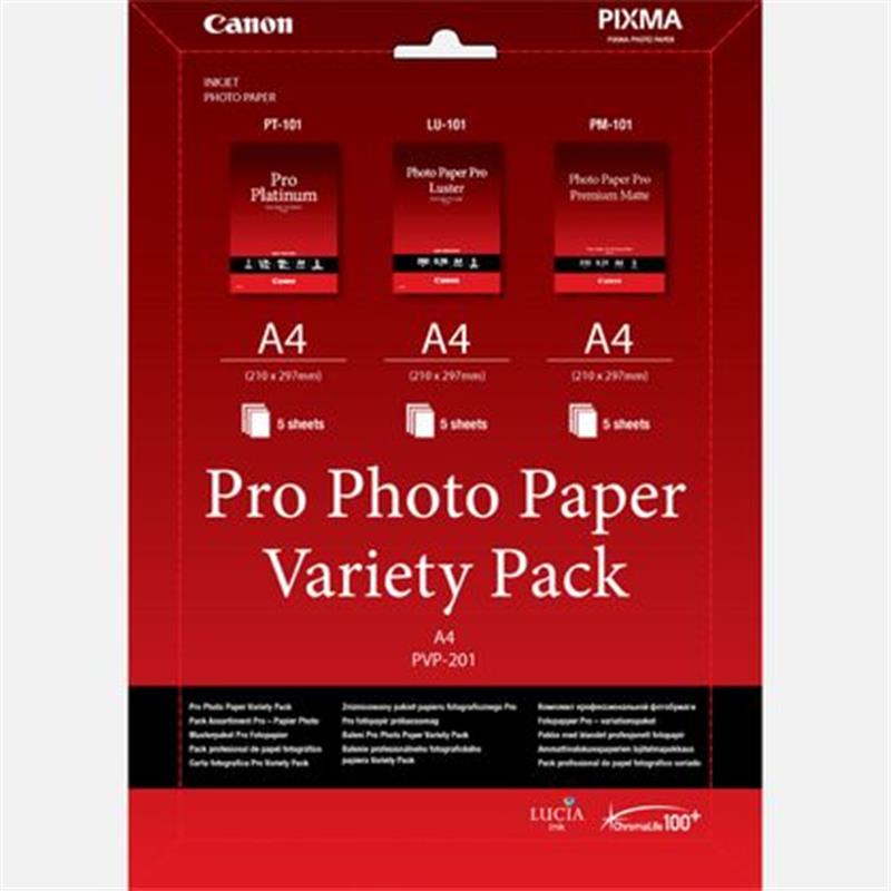 Canon PVP - 201 pak fotopapier Wit A4