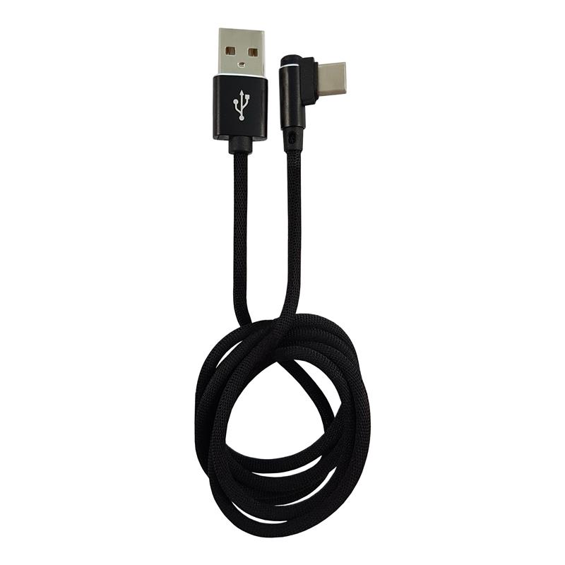 LC-Power LC-C-USB-TYPE-C-1M-2 USB A to USB Type-C cable black 1m