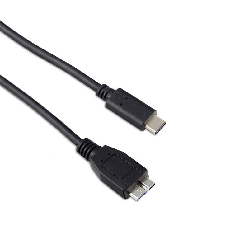 Targus ACC925EUX USB-kabel 1 m 3.2 Gen 2 (3.1 Gen 2) USB C Micro-USB B Zwart