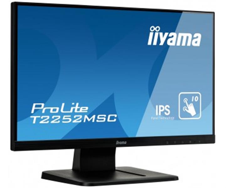 iiyama ProLite T2252MSC-B1 touch screen-monitor 54,6 cm (21.5"") 1920 x 1080 Pixels Zwart Multi-touch
